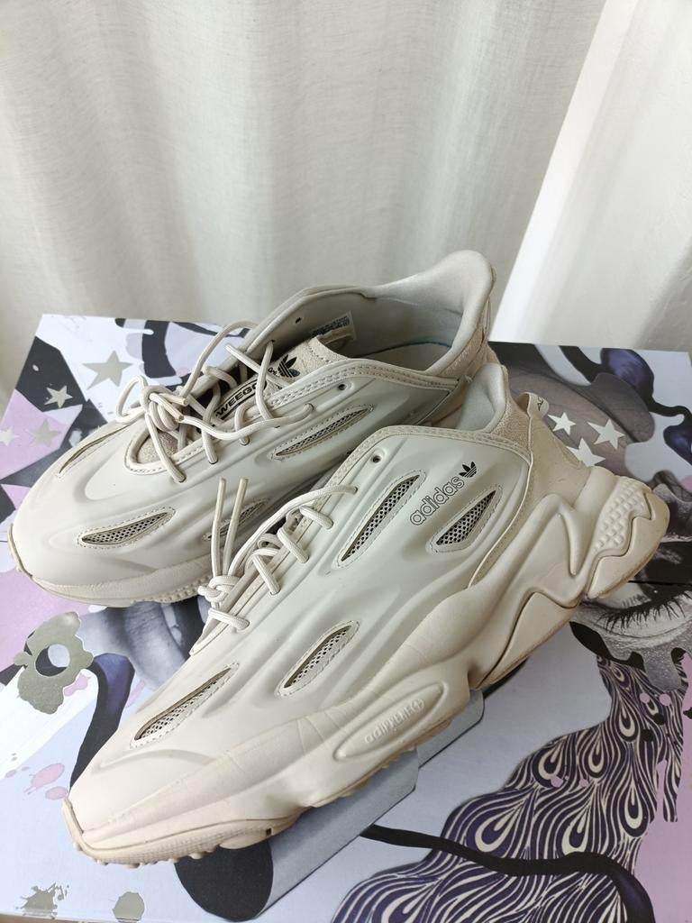 Adidas sneakers maat 40 2/3, Beige, Sneakers of Gympen, Gedragen, Verzenden
