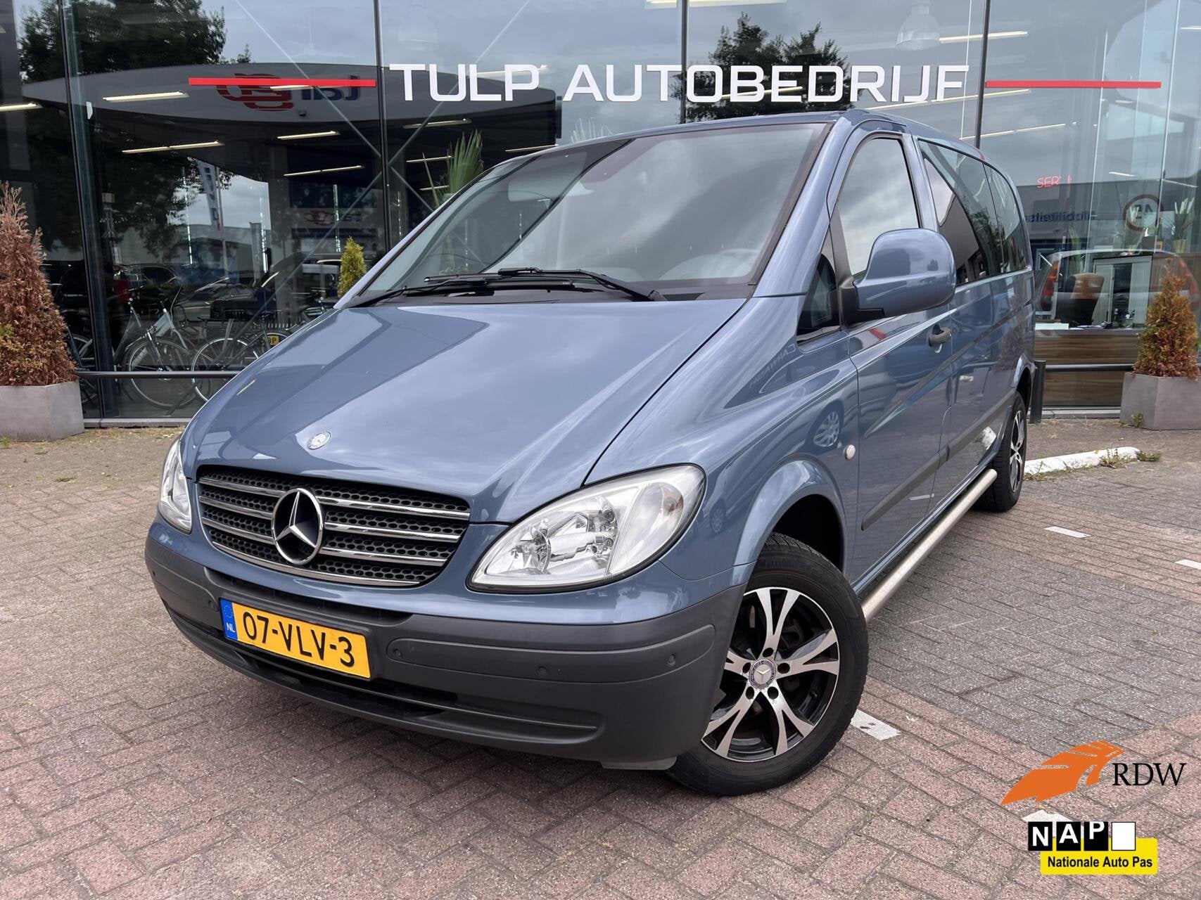 Mercedes Vito Bestel 115 CDI 320 Lang Automaat Rolstoel NAP, Auto's, Stof, Gebruikt, Zwart, 4 cilinders