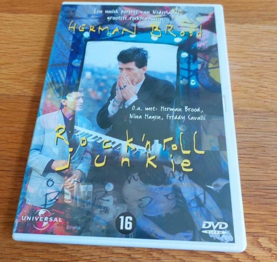 Herman Brood: Rock 'n Roll Junkie DVD - Documentaire, Vanaf 16 jaar, Ophalen of Verzenden, Zo goed als nieuw, Documentaire