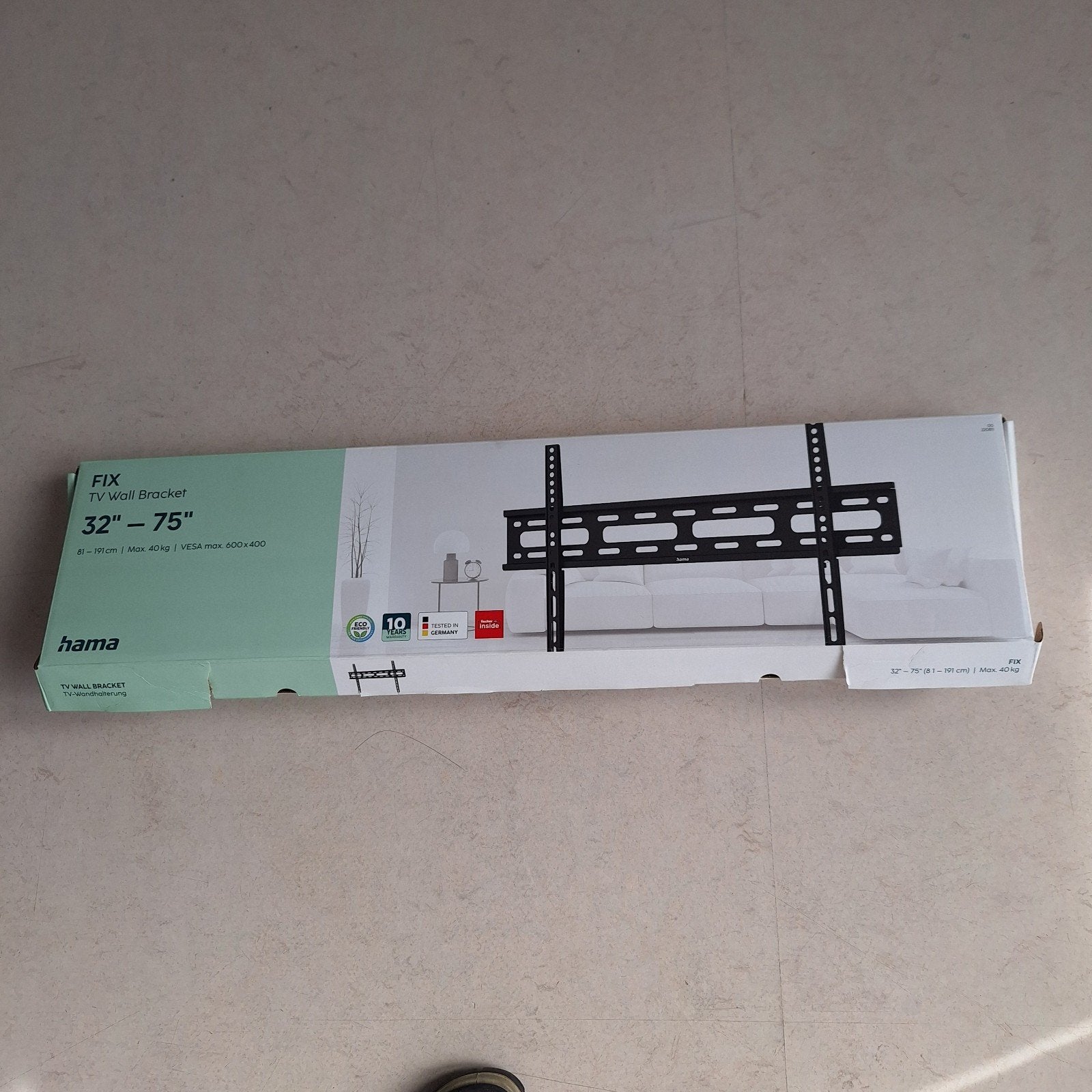 Hama TV Beugel Wall Bracket 32-75 inch, max 40 kg, Ophalen, Nieuw
