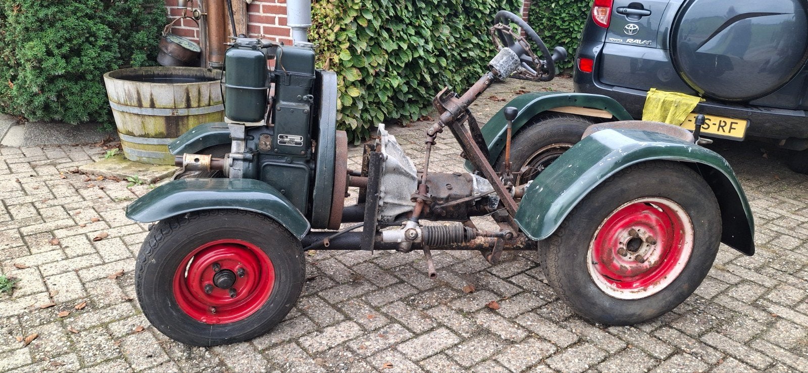 Unieke Lister Diesel Oldtimer Tractor - Project of Hobby, Ophalen of Verzenden, Overige merken