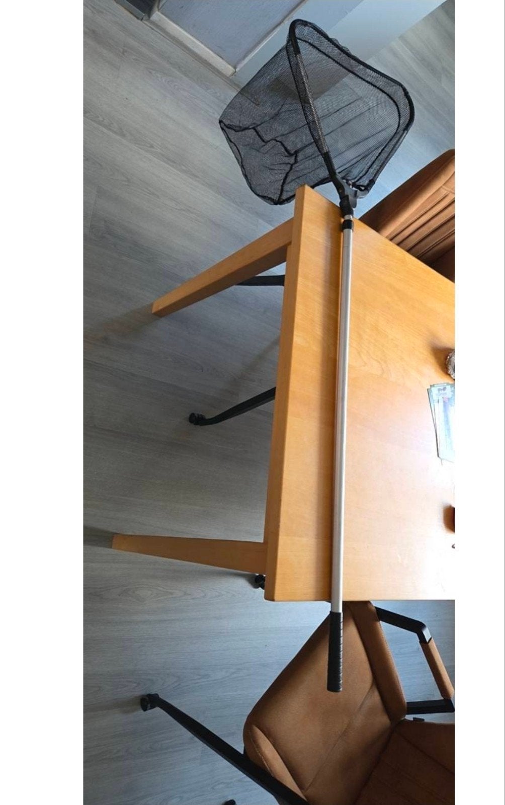 Visnet met uitschuifbare steel, Ophalen, Gebruikt, Net of Fuik