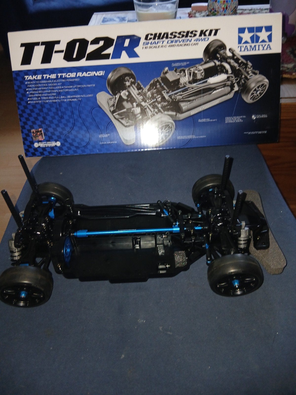 Tamiya 47326 TT-02R Chassis Te Koop., Elektro, Nieuw, Ophalen of Verzenden, Schaal 1:10