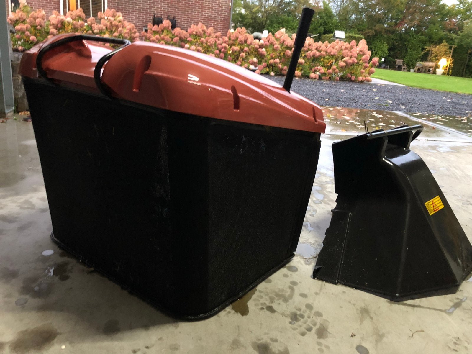 Castelgarden Deflector & Grasopvangbak voor zitmaaier, Ophalen, Gebruikt, 50 cm of meer, Opvangzak