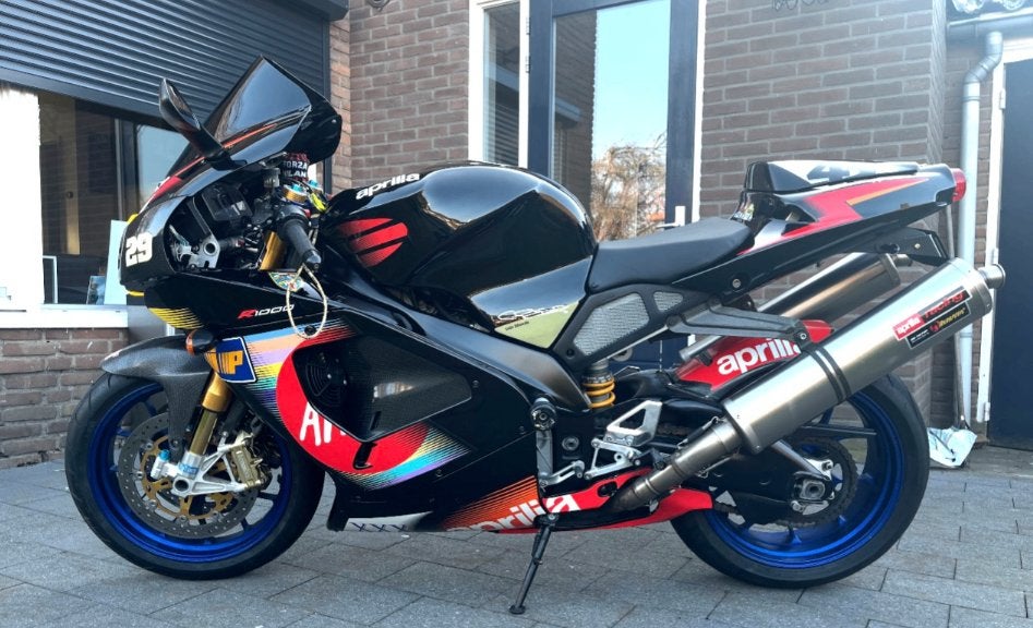Aprilia RSVR 1000 mille Edwards replica special edition #240, 2 cilinders, Sportuitlaat, Gebruikt, Super Sport