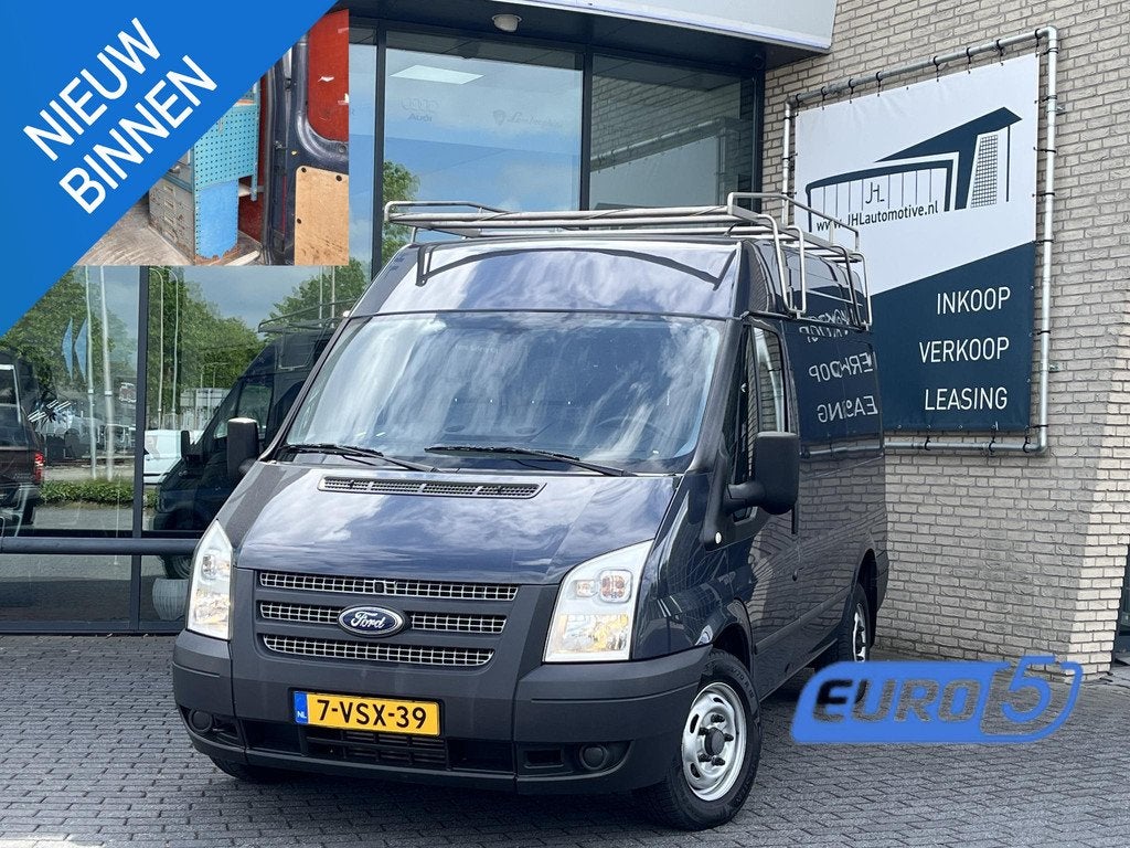 Ford Transit 260S 2.2 TDCI*INBOUW*IMPERIAAL*HAAK*3-PERS*, Voorwielaandrijving, Euro 5, Gebruikt, 4 cilinders