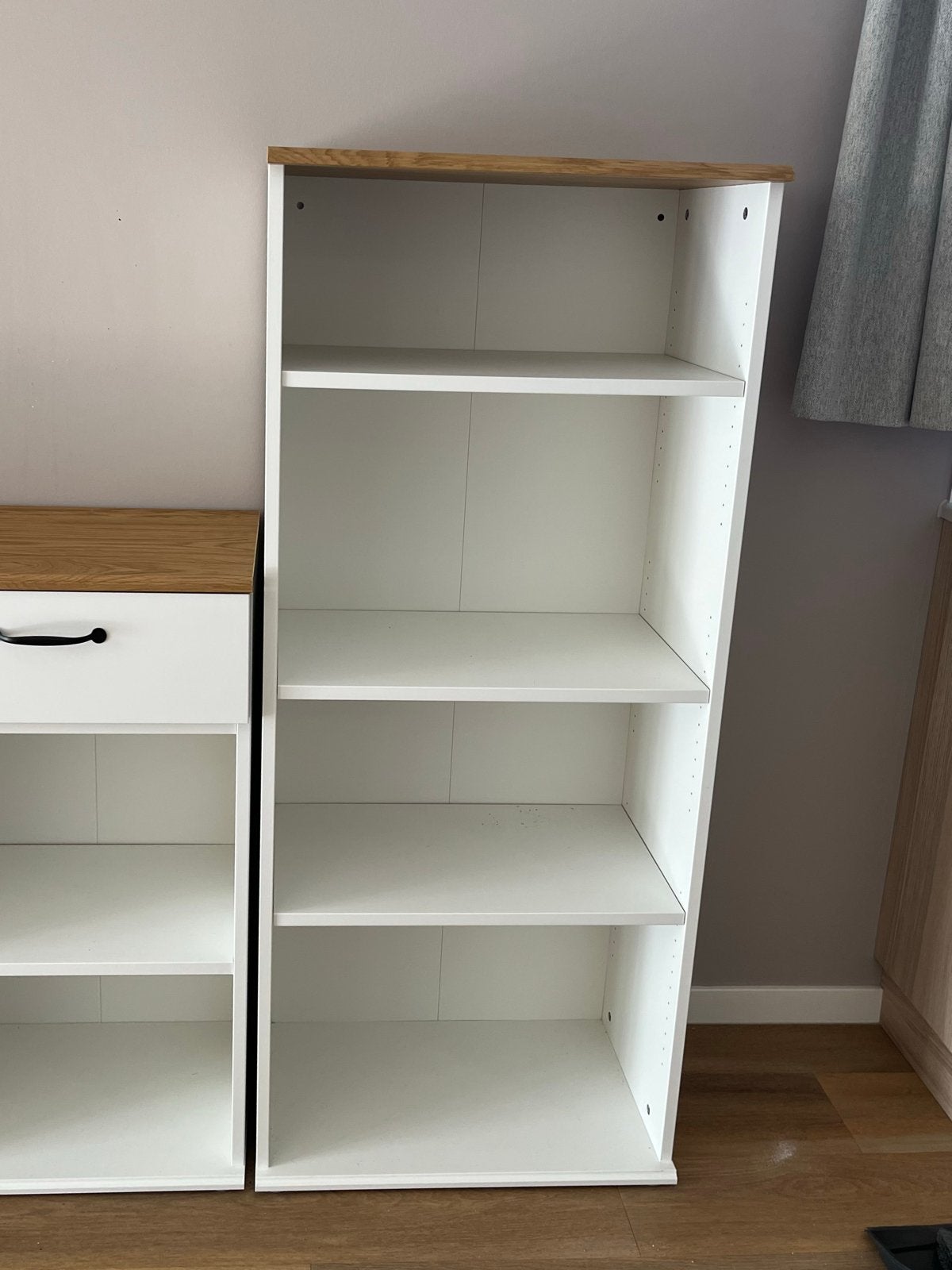 IKEA SKRUVBY Boekenkast wit 60x140 cm, Huis en Inrichting, Ophalen, Met plank(en), 100 tot 150 cm, 50 tot 100 cm