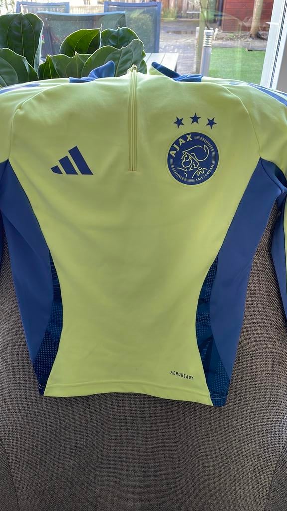 Ajax Amsterdam Pre Match shirt  2024 2025 A, Ophalen of Verzenden, Zo goed als nieuw, Geel, Voetbal