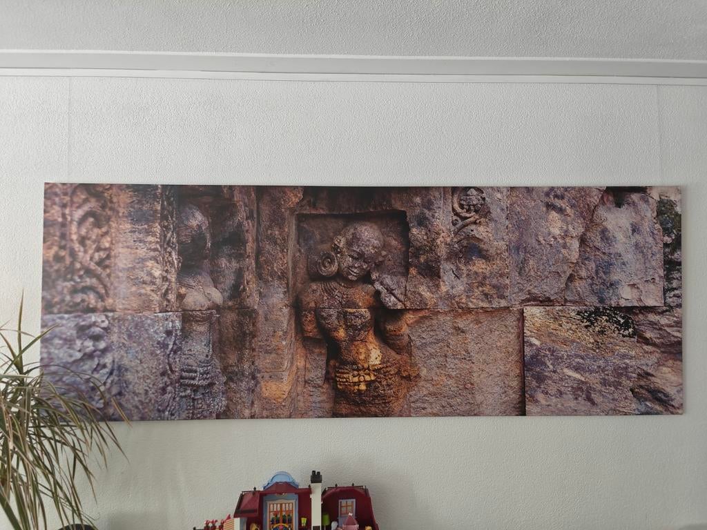 Eeuwenoude danseressen (canvas, werk aan de muur), Ophalen