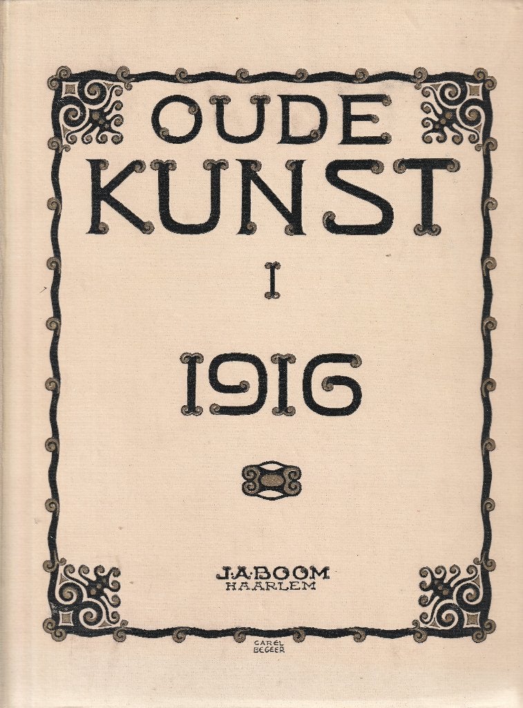 Oude Kunst I t/m V. 5 gebundelde jaargangen., Boeken, Ophalen of Verzenden, Gelezen, Overige onderwerpen