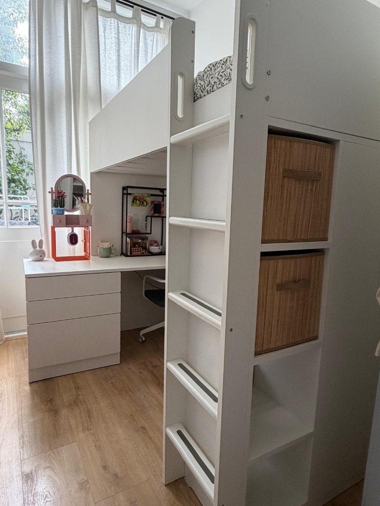 IKEA SMASTAD Hoogslaper, Ophalen, Eenpersoons, Zo goed als nieuw, 90 cm