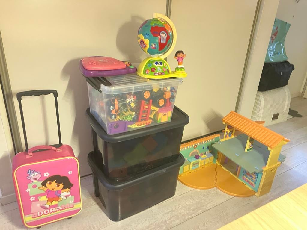 Grote partij Dora, Go Diego Go speelgoed en Mega Bloks, Kinderen en Baby's, Ophalen, Gebruikt