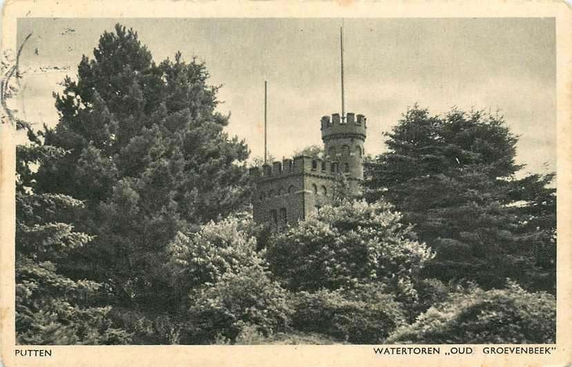 377-493-021 Putten Watertoren Oud Groevenbeek, Verzenden, Voor 1920, Gelderland