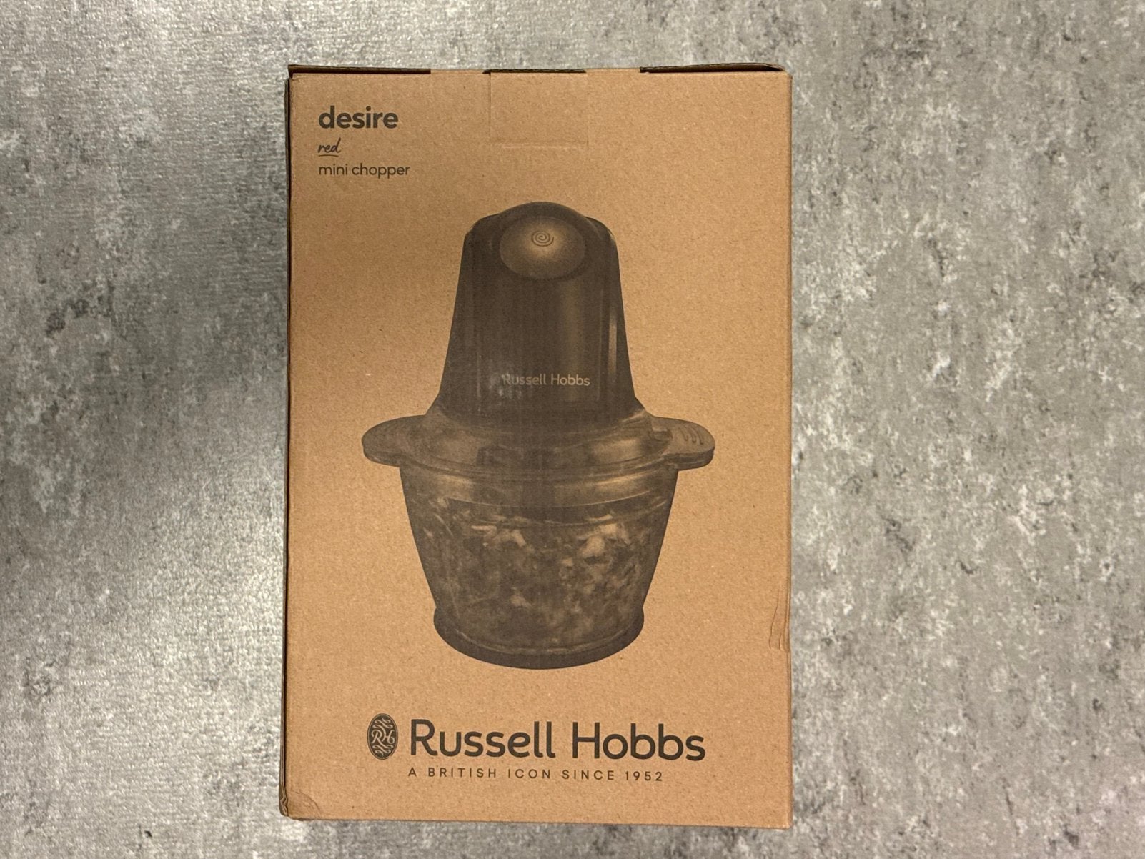 Russell Hobbs Desire Mini Chopper – Brand New in Box, 1 tot 2 liter, Nieuw, Ophalen of Verzenden, Vaatwasserbestendig