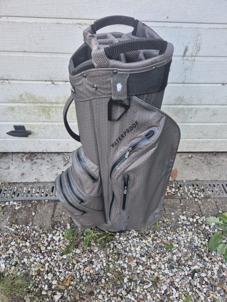 15 vaks Bennington golftas grijs lichtgewicht €89,-, Sport en Fitness, Ophalen of Verzenden, Zo goed als nieuw, Tas, Overige merken