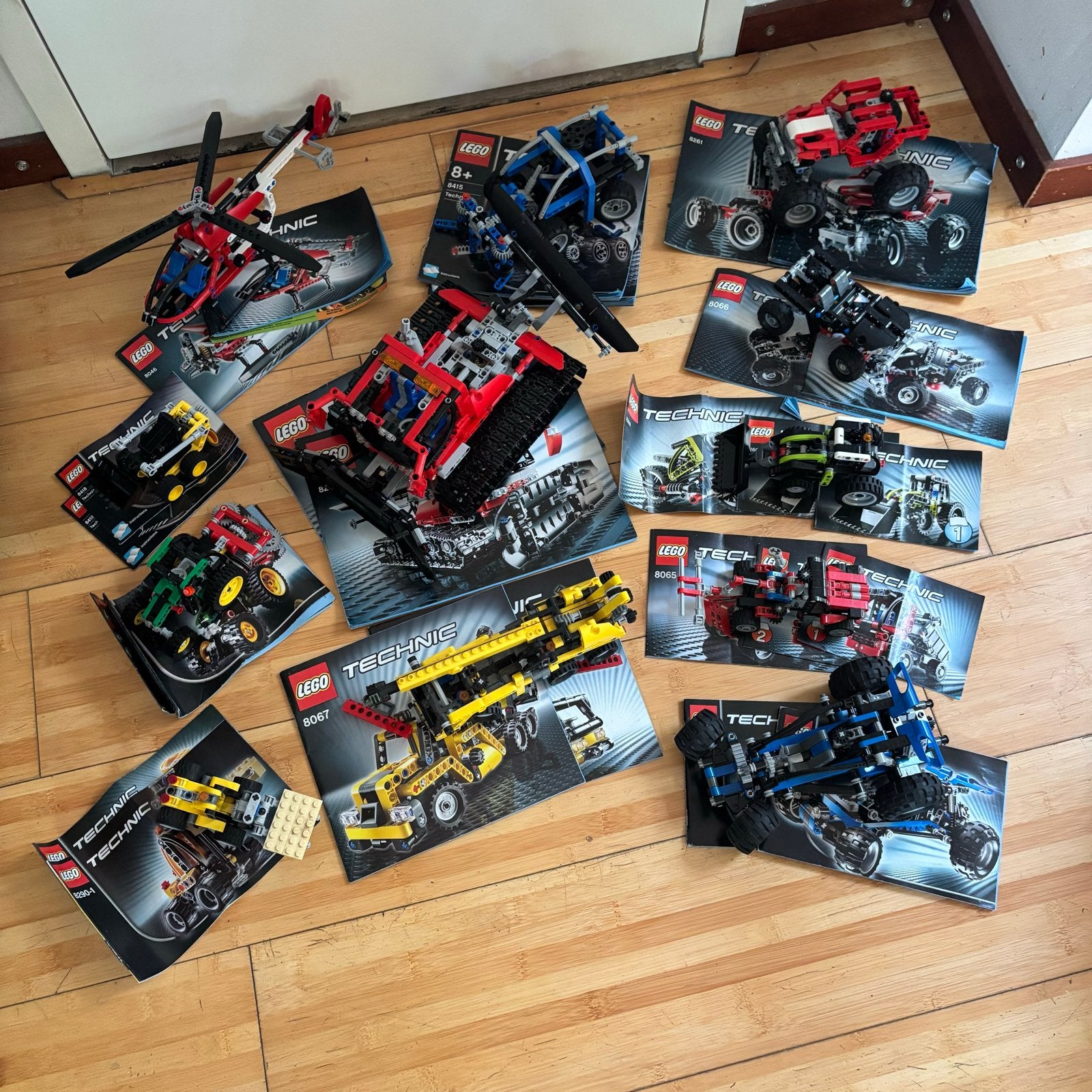 LEGO partij Technic sets (11 stuks) met boekjes en compleet, Gebruikt, Lego, Ophalen of Verzenden, Technic