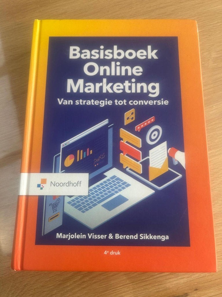Basisboek Online Marketing 9789001752200, Ophalen of Verzenden, Zo goed als nieuw, Economie en Marketing, Noordhoff Uitgevers