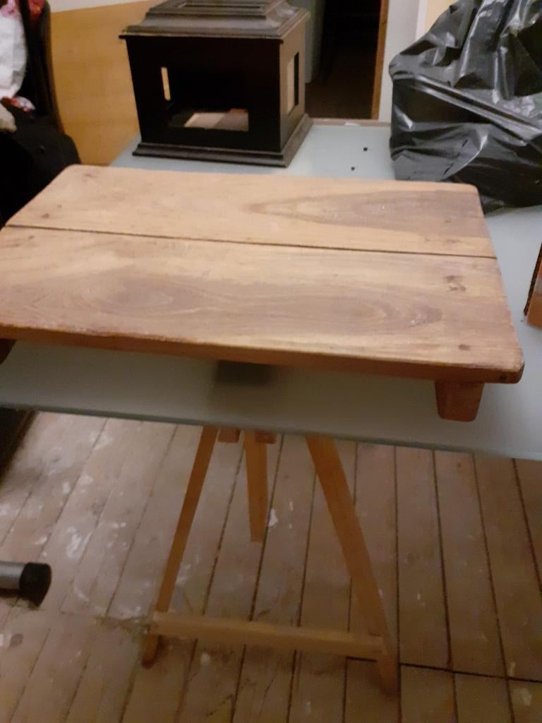 Oude brocante bajot tafeltje, Ophalen of Verzenden