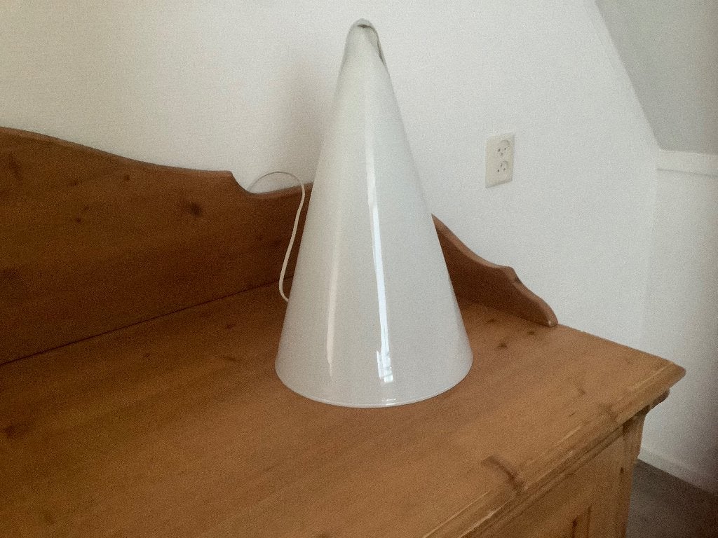 Tafellamp SCE  france, Huis en Inrichting, Ophalen, Zo goed als nieuw, Glas, 37 cm