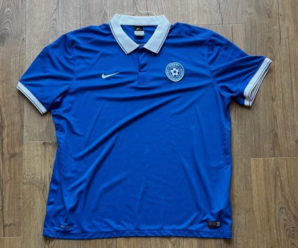 voetbalshirt Estland 2014-2015 NIKE XXL WK voetbal Estonia, Ophalen of Verzenden, Nieuw, Buitenlandse clubs, Shirt