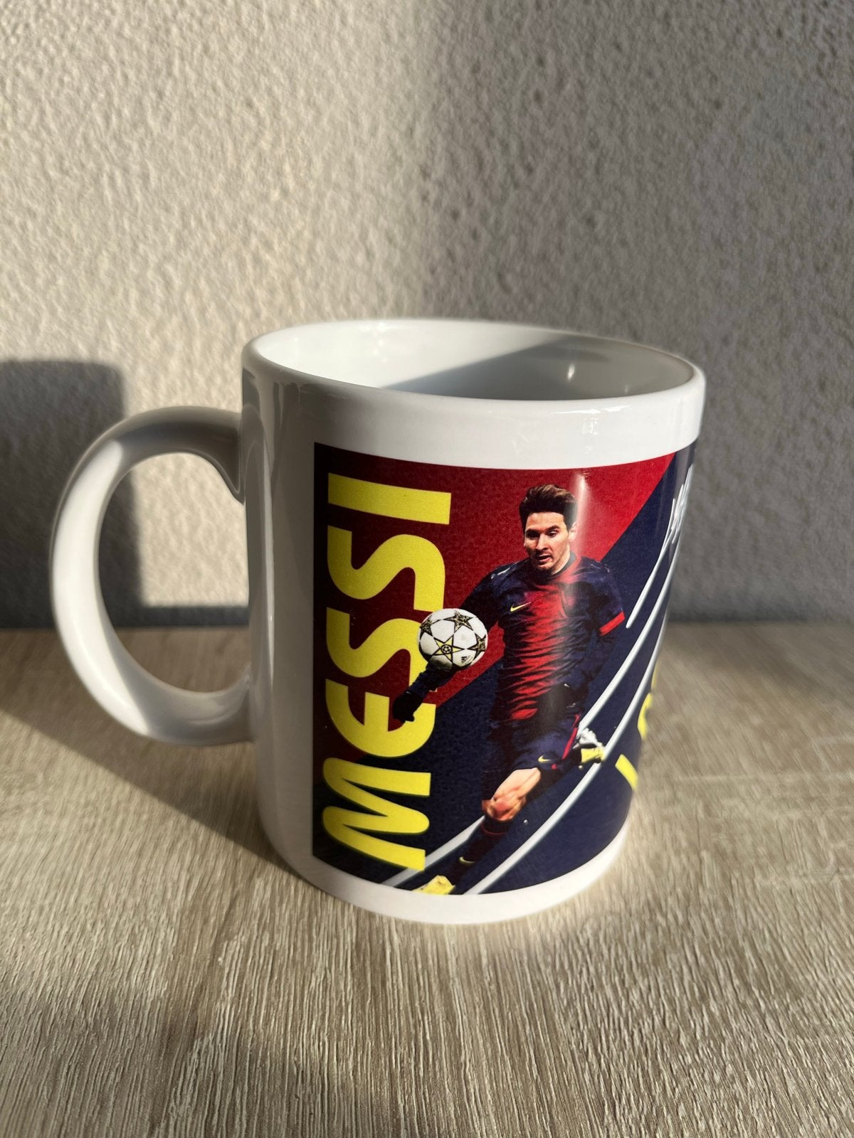 Messi Mok - Voetbal Fan Mok, Meerkleurig, Overige stijlen, Ophalen of Verzenden, Zo goed als nieuw