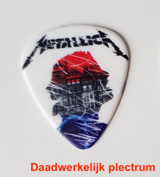 Plectrum Metallica Amsterdam Hardwired Worldwired Tour 06/09, Ophalen, Zo goed als nieuw