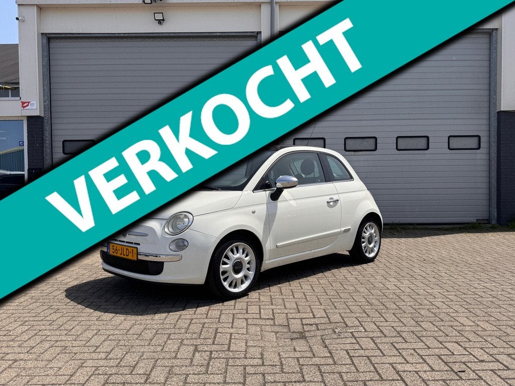 Fiat 500 1.2 Lounge Automaat Pano, Euro 5, Stof, Gebruikt, 4 cilinders
