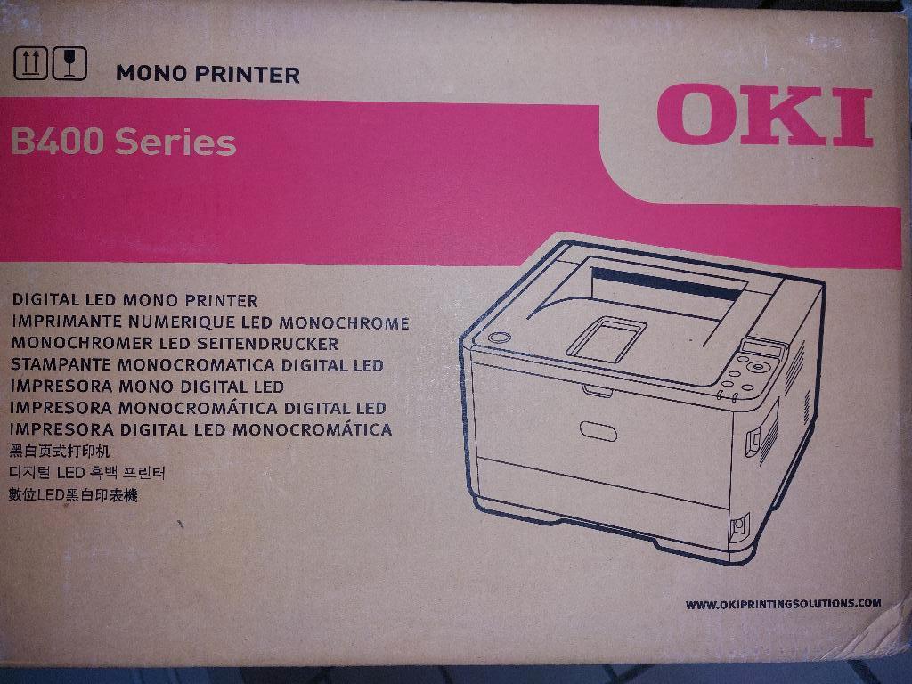 OKI B412dn  Nieuw in doos – nooit gebruikt + 2 tonars, Ophalen, Zwart-en-wit printen, Nieuw, LED-printer