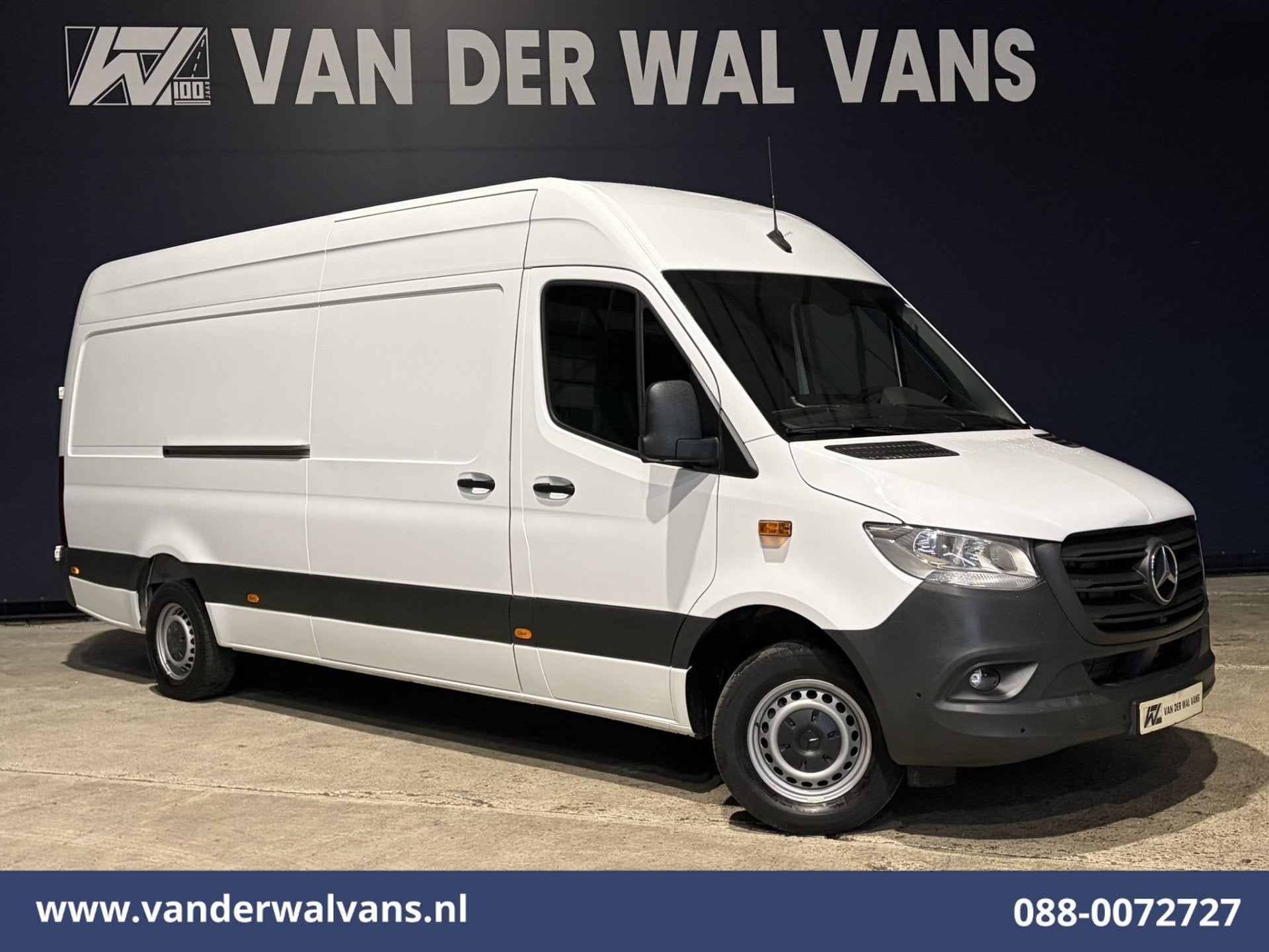 Mercedes-Benz Sprinter 315CDI 150pk L3H2 Euro6 Airco | 360 g, Dealer onderhouden, Gebruikt, 4 cilinders, Wit