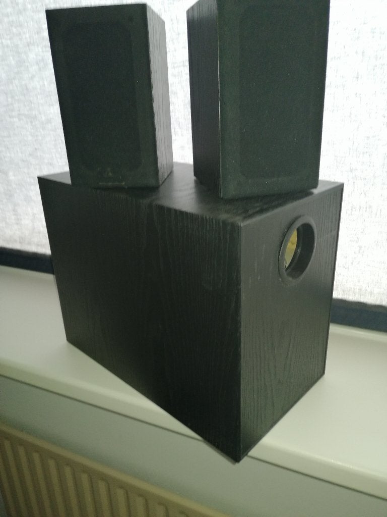 SpeakerSet ESL-300 Sub/Sat, Audio, Tv en Foto, Luidsprekers, Gebruikt, Speakerset, Ophalen, 150 watt of meer