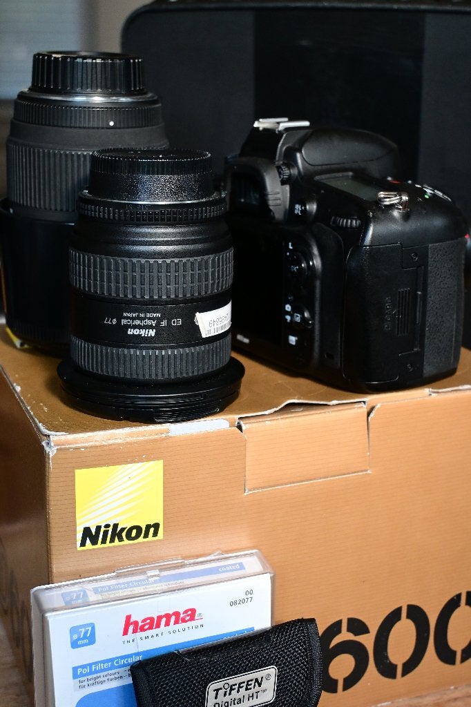 Nikon D600 Body (15k clicks) + lenzen, Gebruikt, Spiegelreflex, Ophalen of Verzenden, Nikon