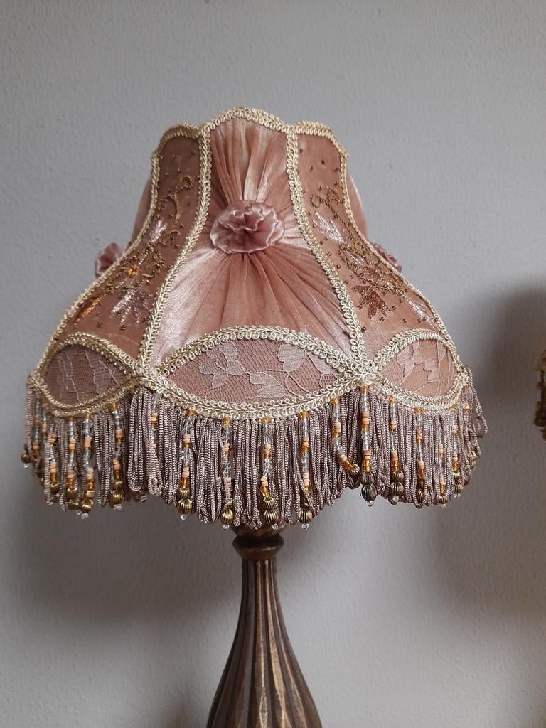 Baroque lampen kappen 140.00 p.s, Ophalen of Verzenden, Zo goed als nieuw, Rechthoekig