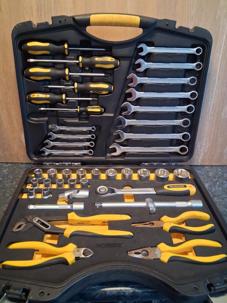 Ironside Handgereedschap Koffer - Complete Set, Ophalen of Verzenden, Gebruikt