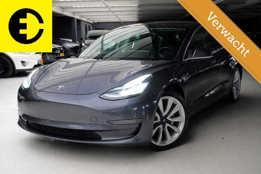 Tesla Model 3 Long Range AWD 75 kWh | FSD | Stoelverwarming, Auto's, Tesla, Automaat, Zwart, 351 pk, 1000 kg