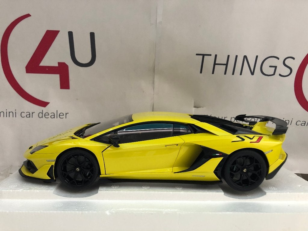 AUTOart 1:18 79175 Lamborghini Aventador SVJ Giallo, Hobby en Vrije tijd, Ophalen of Verzenden, Nieuw, Auto, Autoart