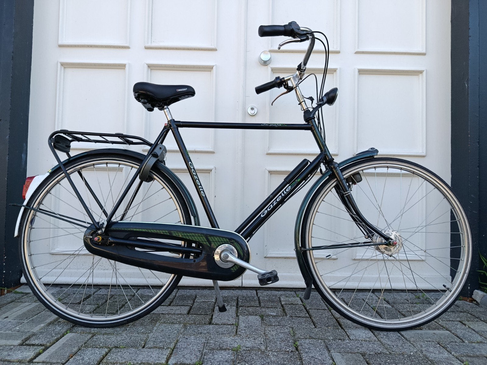 Herenfiets Gazelle 7 versnellingen 2 sleutels verlichting, Fietsen en Brommers, Ophalen, Zo goed als nieuw, Gazelle, Versnellingen