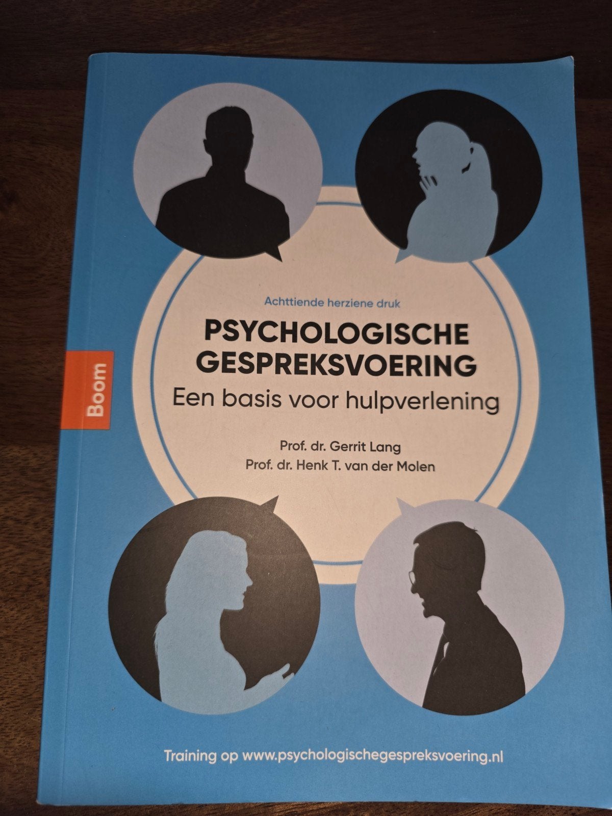 Psychologische Gespreksvoering - 8e herziene druk, Ophalen, Zo goed als nieuw, Klinische psychologie, Gerrit Lang, Henk T. van der Molen