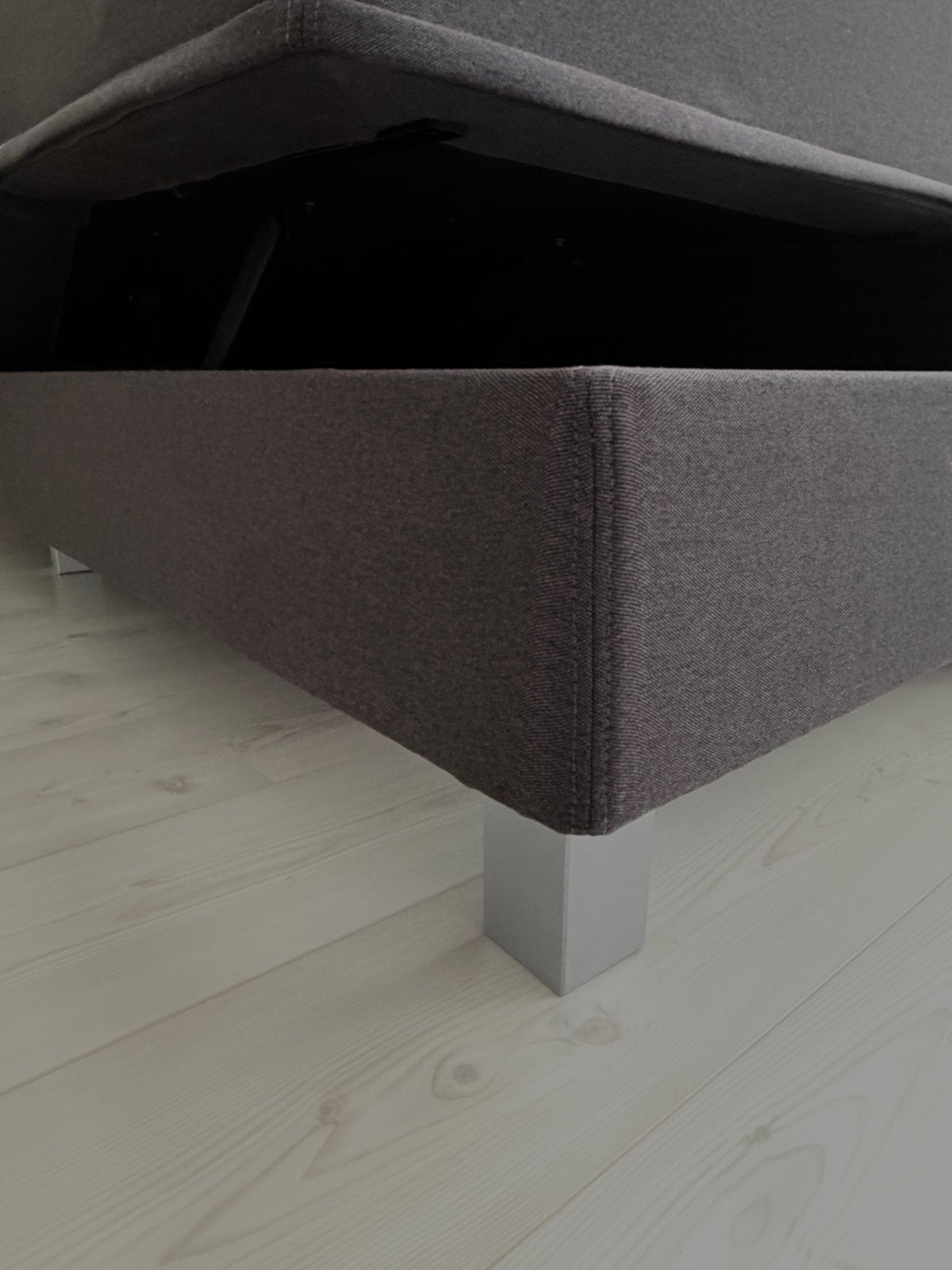 Swiss Sense Boxspring 2x90x220 antraciet verstelbaar, Ophalen, Gebruikt, 90 cm, Tweepersoons