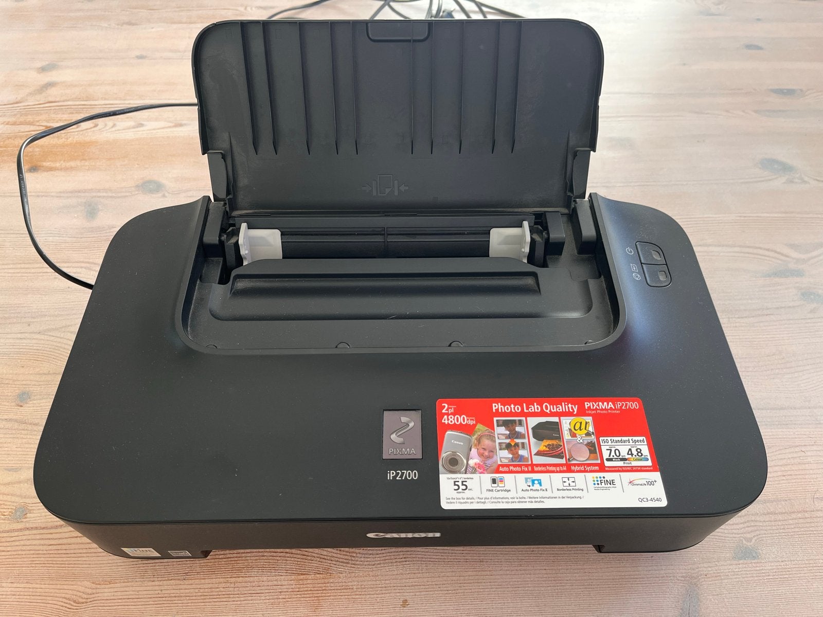 Canon Pixma iP2700 Inkjetprinter - Zo goed als nieuw, Ophalen, Zo goed als nieuw, Kleur printen, Printer