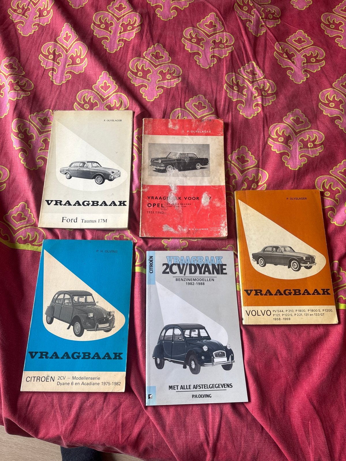 Vraagbaken voor diverse klassieke auto's (Ford, Opel, Volvo,, Ophalen of Verzenden, Gelezen, Algemeen