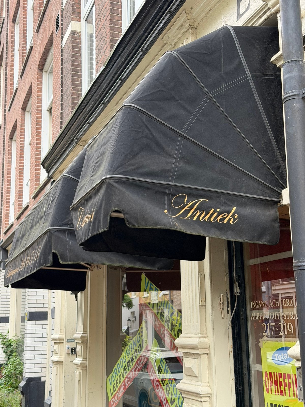 Markiezen van een antiek winkel, Gebruikt, Kantelbaar, Overige typen, 2 tot 3 meter