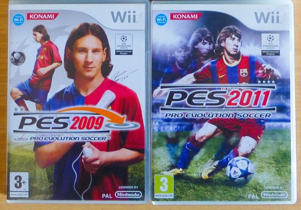 Wii Pes games 2009 en 2011 voor € 1,50 per stuk, Ophalen, Zo goed als nieuw, Sport, 3 spelers of meer