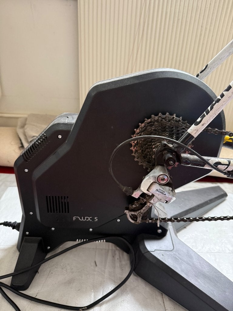 Tacx Flux S inclusief trainingsmat - uitstekende staat, Ophalen, Zo goed als nieuw, Overige typen