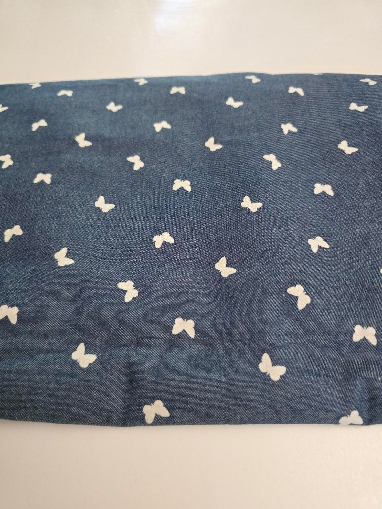 viscose vlinders (111), Overige materialen, Blauw, 120 cm of meer, Nieuw