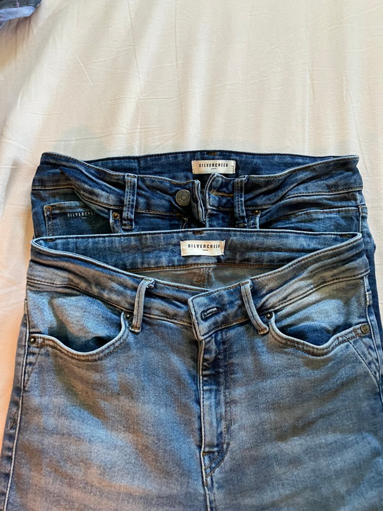 Silvercreek dames jeans. 2 stuks, Ophalen of Verzenden, Zo goed als nieuw, Blauw, W27 (confectie 34) of kleiner