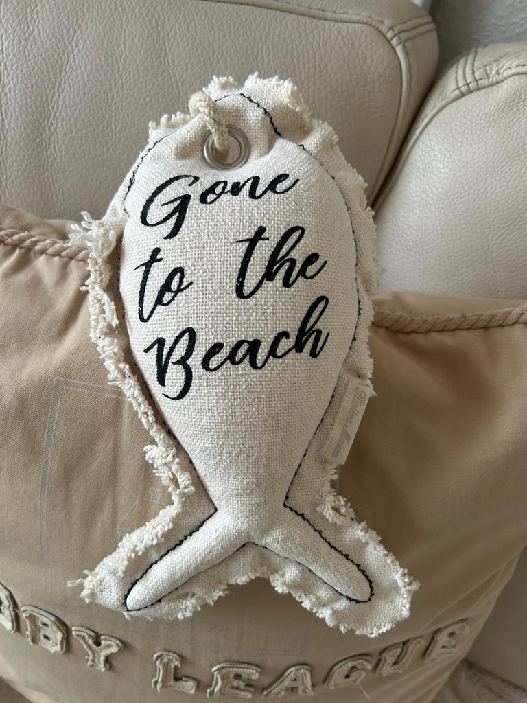 Riviera Maison Gone to the Beach Vis Decoratie, Huis en Inrichting, Beige, Ophalen of Verzenden, Textiel, Landelijk