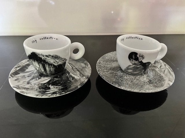 Illy collection espressokopjes Sebastiao Salgado, Nieuw, Ophalen of Verzenden, Overige stijlen, Kop(pen) en/of Schotel(s)