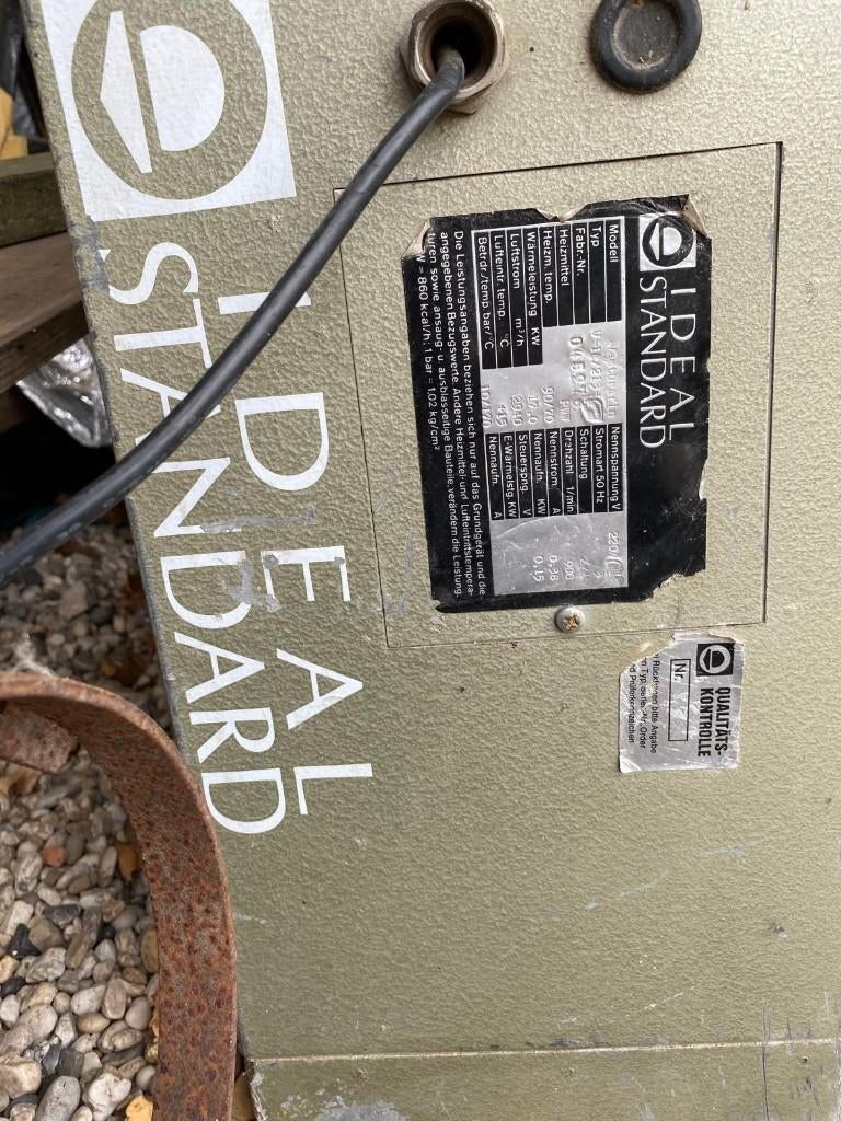 industriele  verwarmer, Ophalen, 30 tot 80 cm, Gebruikt, Kachel