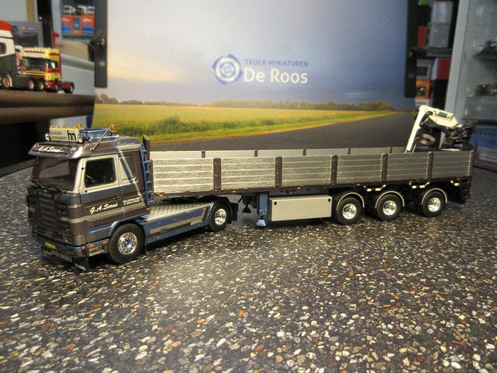 Tekno Scania 143 Gerard Serne met certificaat, Hobby en Vrije tijd, Modelauto's | 1:50, Nieuw, Bus of Vrachtwagen, Tekno, Ophalen of Verzenden