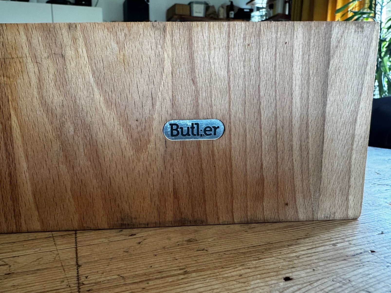 Butler snijplank, nooit gebruikt., Overige typen, Ophalen, Nieuw, Hout